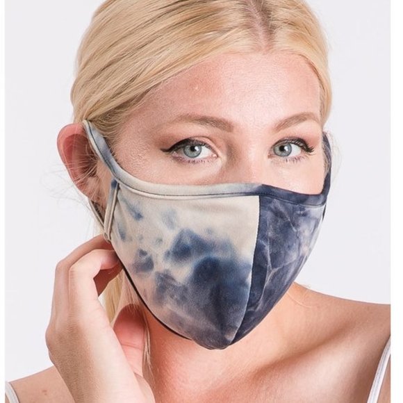 Plus Size Tie Dye Romper and Face Mask Set - Picture 10 of 14